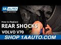 How to Replace Rear Shocks 01-07 Volvo V70