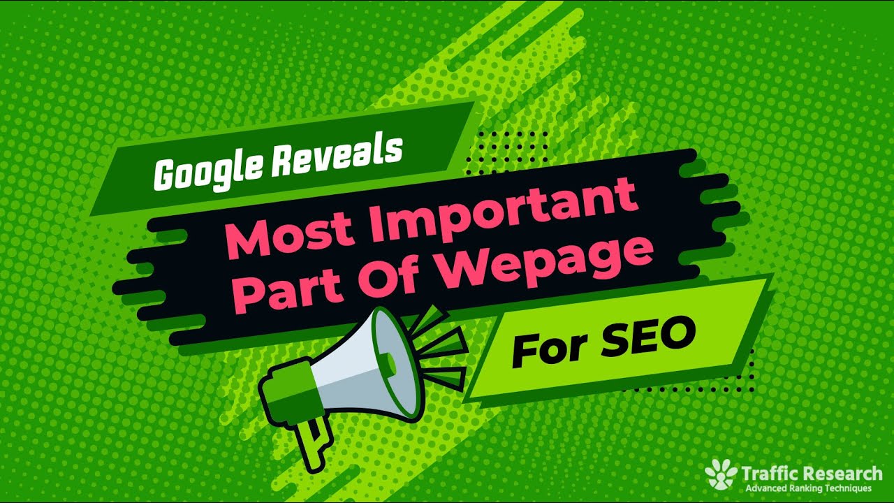 Google Reveals The Most Important Part Of Webpage For SEO video thumbnail