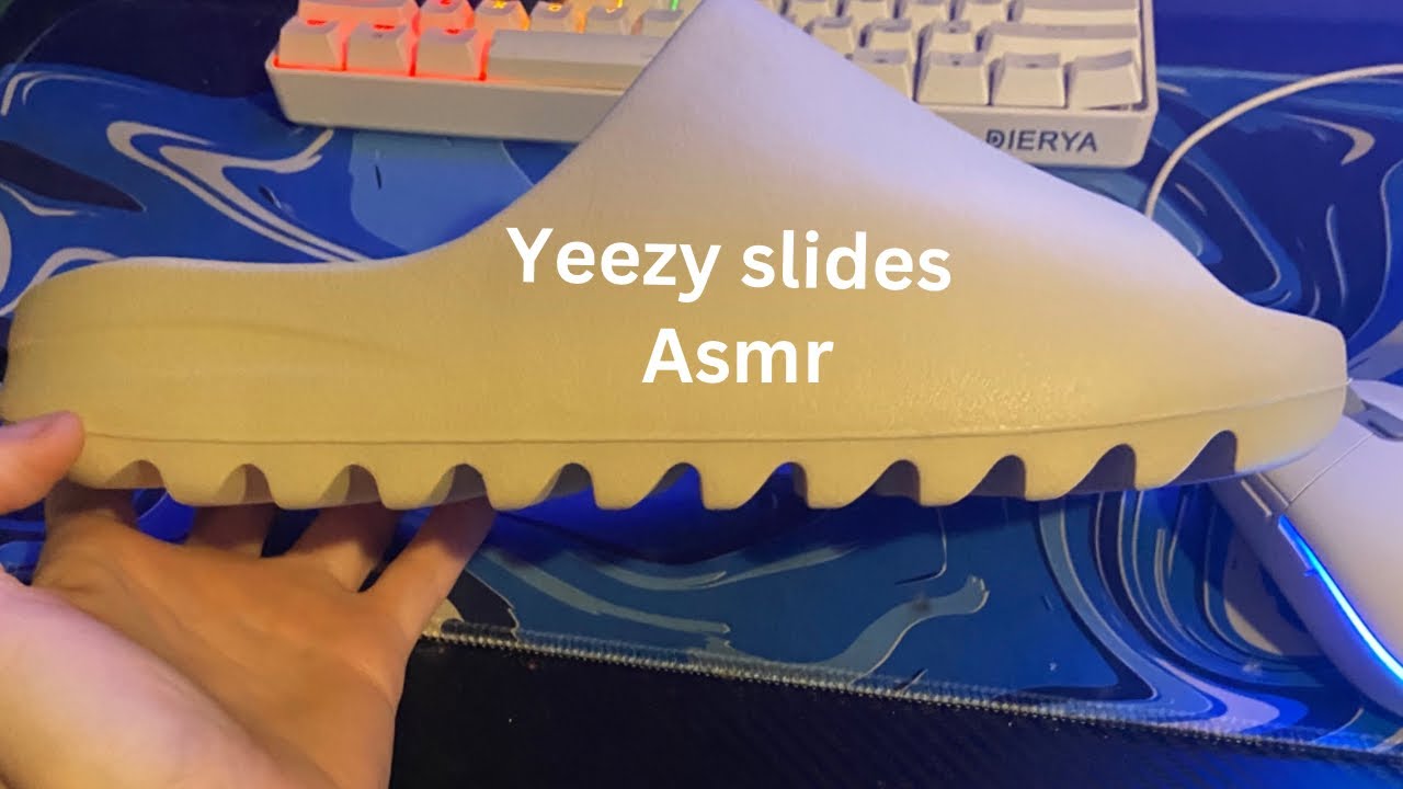 Yeezy slides asmr! YouTube