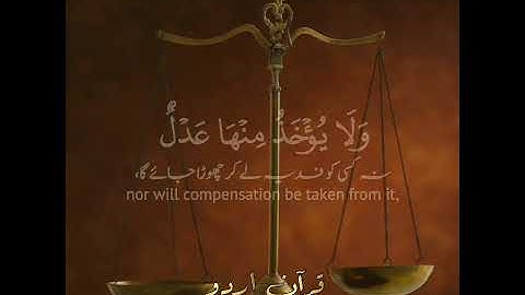سورة البقرة: ٤٨|Al Baqarah:48|عمير شميم|Umair Shamim|قرآن اردو ترجمہ|Quran Urdu English Translation