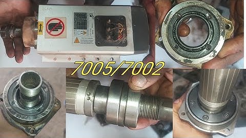 CNC Air Cooled Spindle Motor repair  ,  bearing Greecing , 7005/7002 bearing size