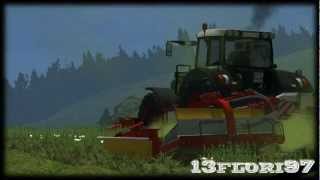 Landwirtschafts, Simulator, 2011, Gras, mähen, in, der, Fantasy