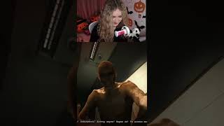 #polyshkoo on #Twitch | Нервы на пределе! Полина против скримеров в Outlast  #shorts #short #outlast