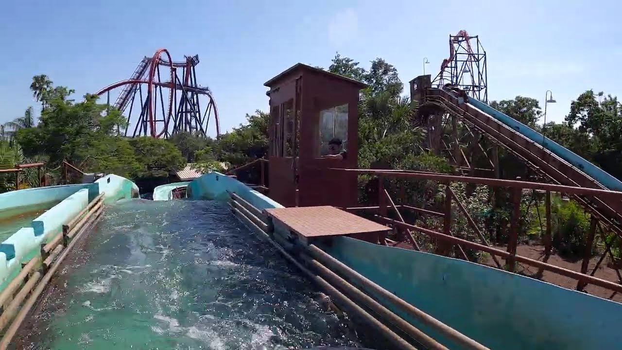 Onride: 'Stanley falls flume' 💦 4K/POV 2025 - Busch gardens Tampa