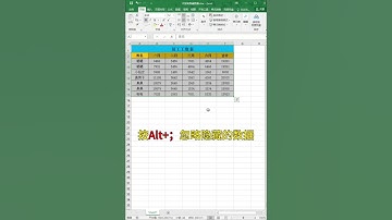 数据都隐藏了，我不想复制怎么办？ #excel #办公软件 #办公技巧 #职场 #创作灵感
