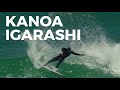 Pro Surfer Kanoa Igarashi surfing in Santa Cruz, Portugal.