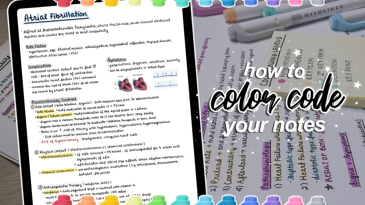 How To Color Code Your Notes