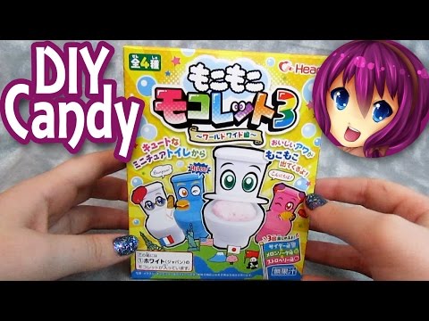 Japanese DIY Toilet Candy - Moko Moko Mokolet