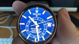 ROLEX OYSTER PERPETUAL SKY-DWELLER Watch Face Walkthrough screenshot 1