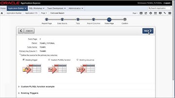 Oracle APEX 4.2.4 Tutorial (10 of 22) - Forms and reports on a table