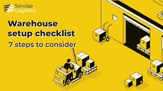 Serviap Logistics - warehouse setup checklist