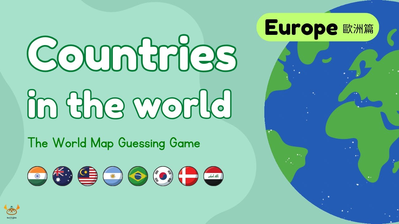 主題單字-認識國家＆首都Countries & Capital Cities | 超過150個國家英文| Boro English