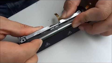 ZQ500 Series Install print head assembly