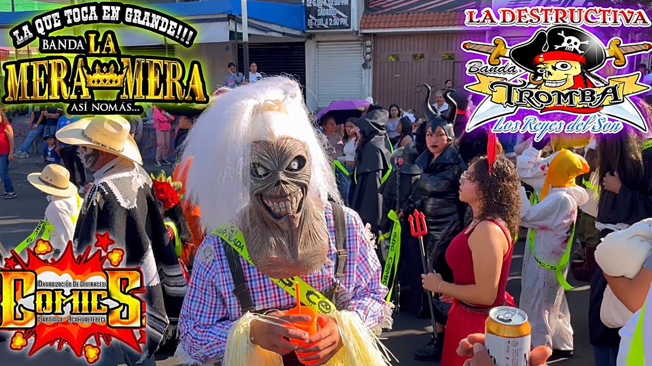 Gran Muerteada De Disfraces Los Cómics En Santiago Acahualtepec CDMX 2023