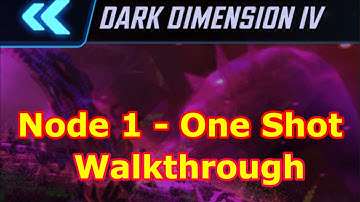Dark Dimension 4 - Node 1 One Shot | Guide & Walkthrough | DD4 Node 1 | Marvel Strike Force - FTP