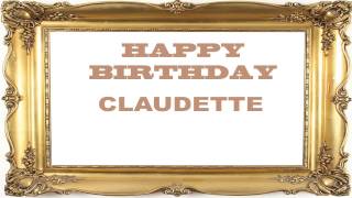 Claudette   Birthday Postcards & Postales - Happy Birthday