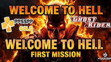 Ghost Rider Game PSP | First Mission Full Walkthrough Chapter 1: Welcome to Hell (Part 1)