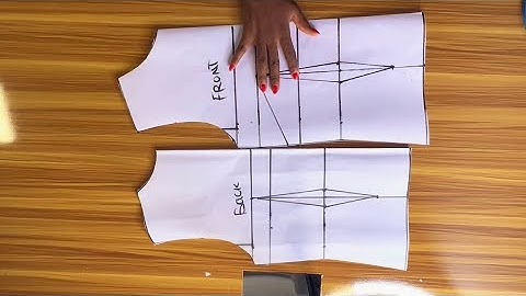 How to Draft a Basic bodice Pattern for beginners || beginner friendly Tutorial ✅