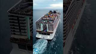 The Beautifull MSC world America sailing away from Miami ⛴️