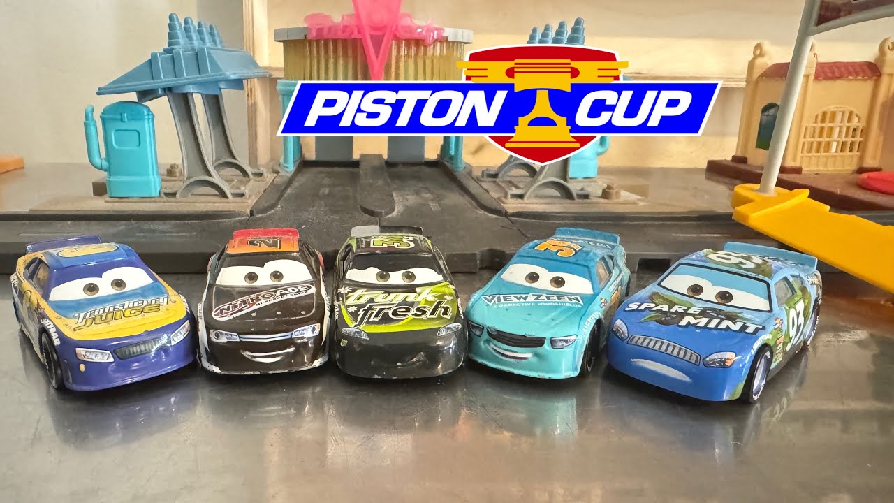 Mattel Disney Pixar Cars 3 Markus, Phil, Dirkson (Cars 3), Buck