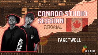 Amapiano Fl Studio Tutorial 2023 | Canada Session | Fake''well