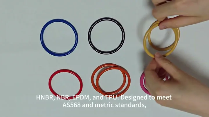 Excellent Sealing Rubber NBR EPDM FKM O Rings For Industrial Machinery