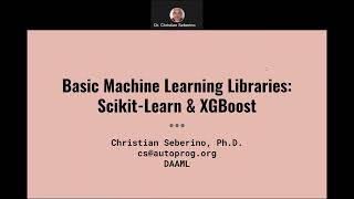 Basic Machine Learning Libraries: Scikit-Learn & XGBoost