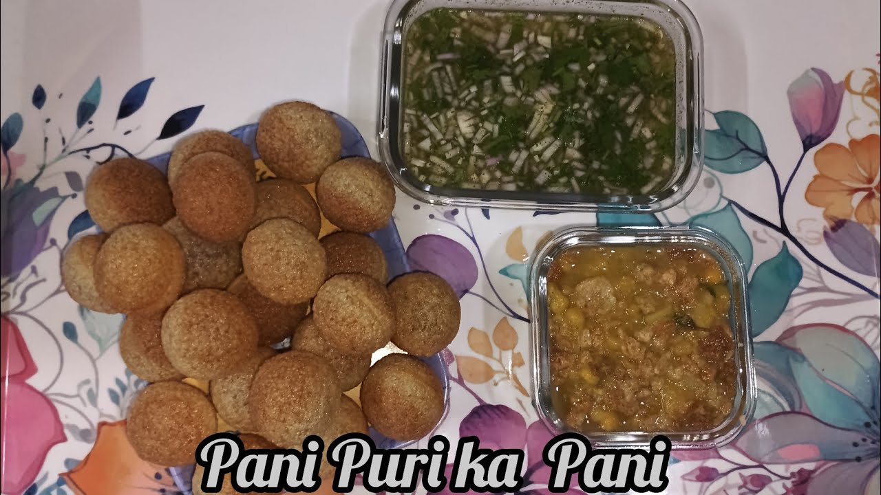 Pani Puri Pani Recipe I Chatapata teekha Pani Puri Pani l Homemade Pani Puri Pani Recipe l 