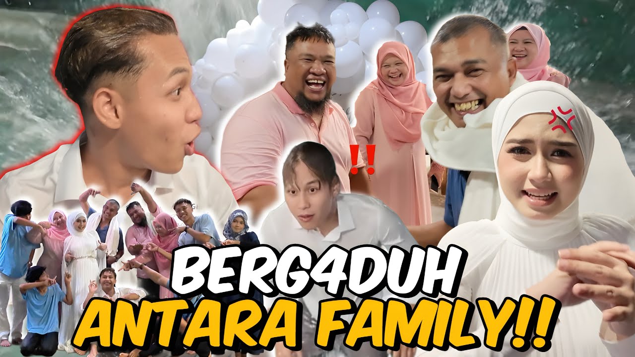 PERGADUH4N ANTARA FAMILY FIENIQ !! SALAH VOTE TERJUN KOLAM !!