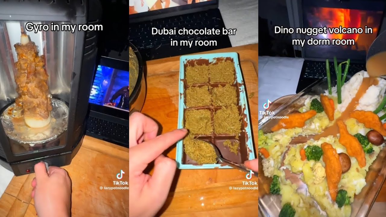 Cooking in Dorm Room Tiktok Competition || #cooking #tiktok #tiktokcompilation