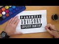 How to draw the Parental Advisory logo