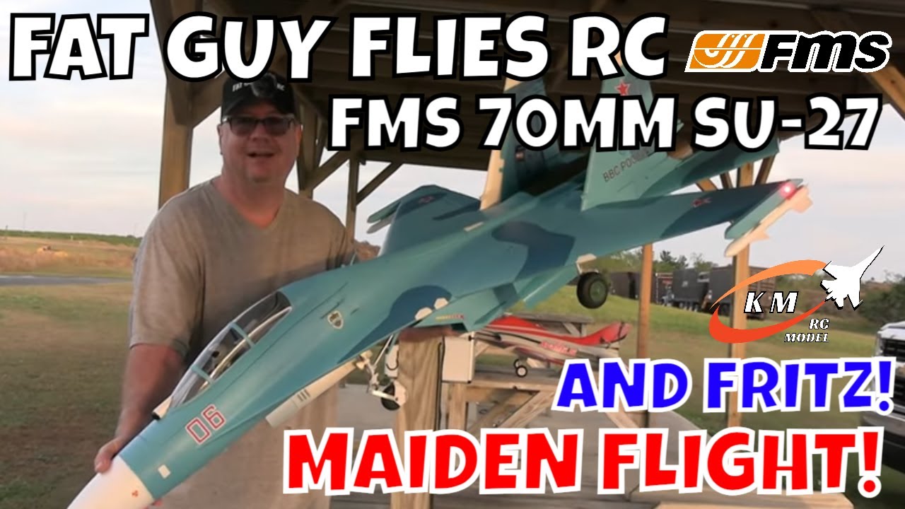 MAIDEN FMS SU-27 TWIN 70MM WITH FRITZ! by FGFRC 