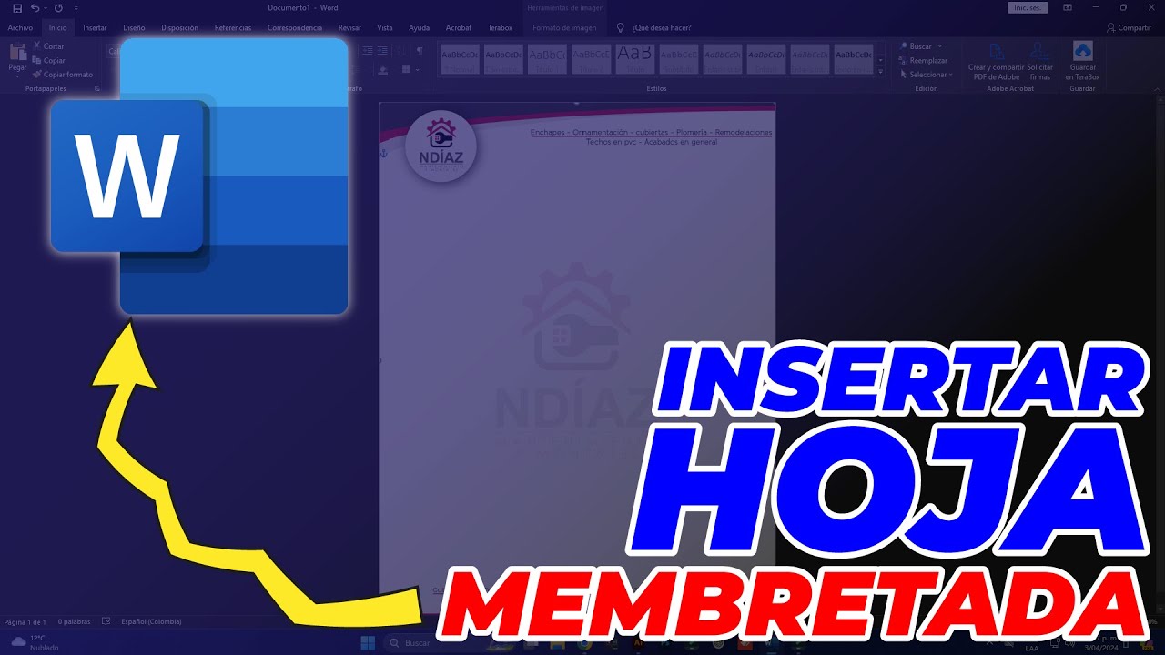 Как вставить фирменный бланк в Word ✅ (очень просто)