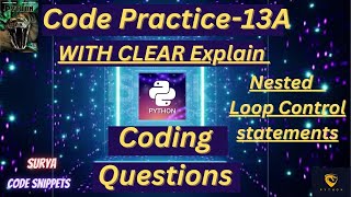 Coding practice-13A | coding Questions | CCBP | NxtWave  | #python #code|#nxtwave #idp @YouTube ​