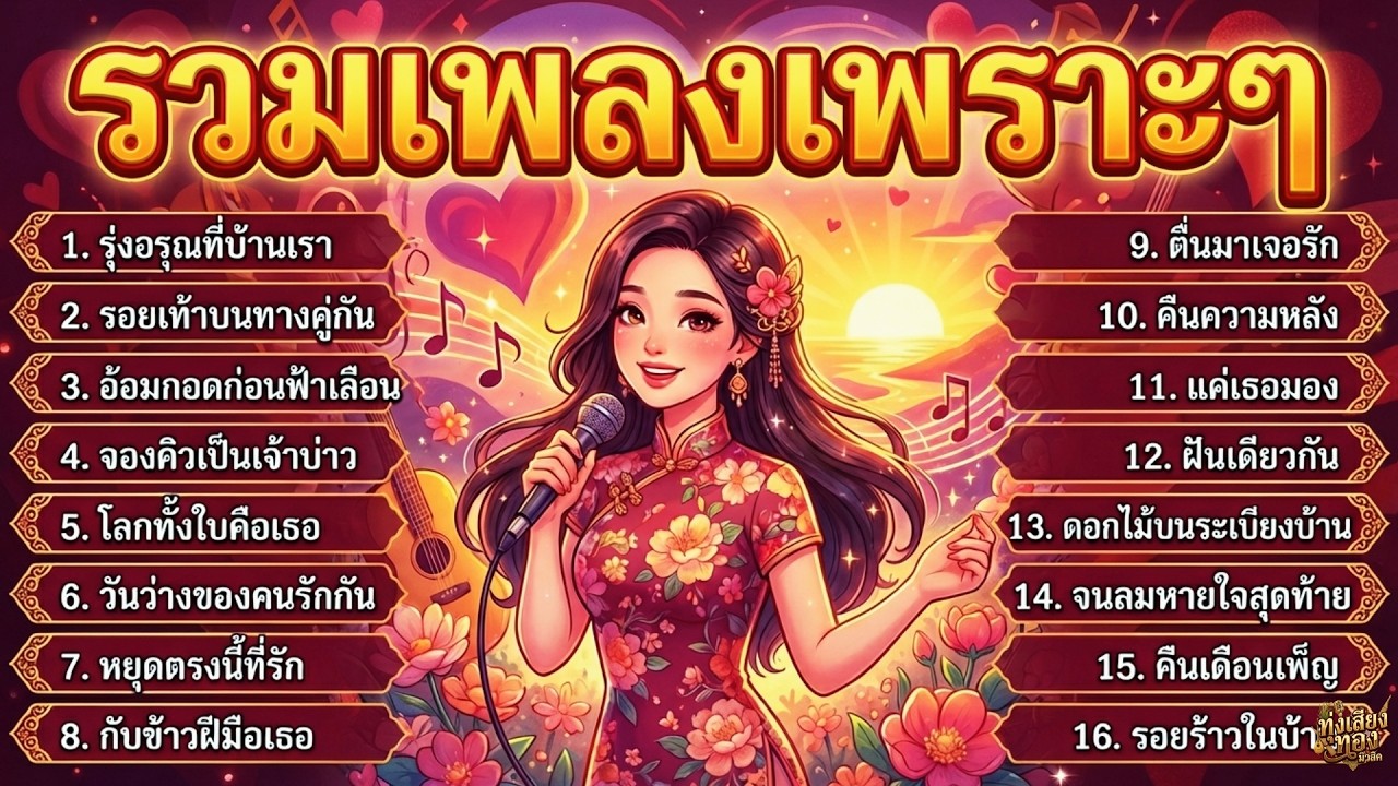 เพลงลูกทุ่งรัก อบอุ่นหัวใจ ไม่เศร้า ฟังสบายเพราะๆ เปิดคลอทำงานทั้งวัน ไม่มีโฆษณาคั่น