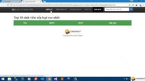 CyberSoft edu vn   Front End   Đồ án 1   Học viên 1