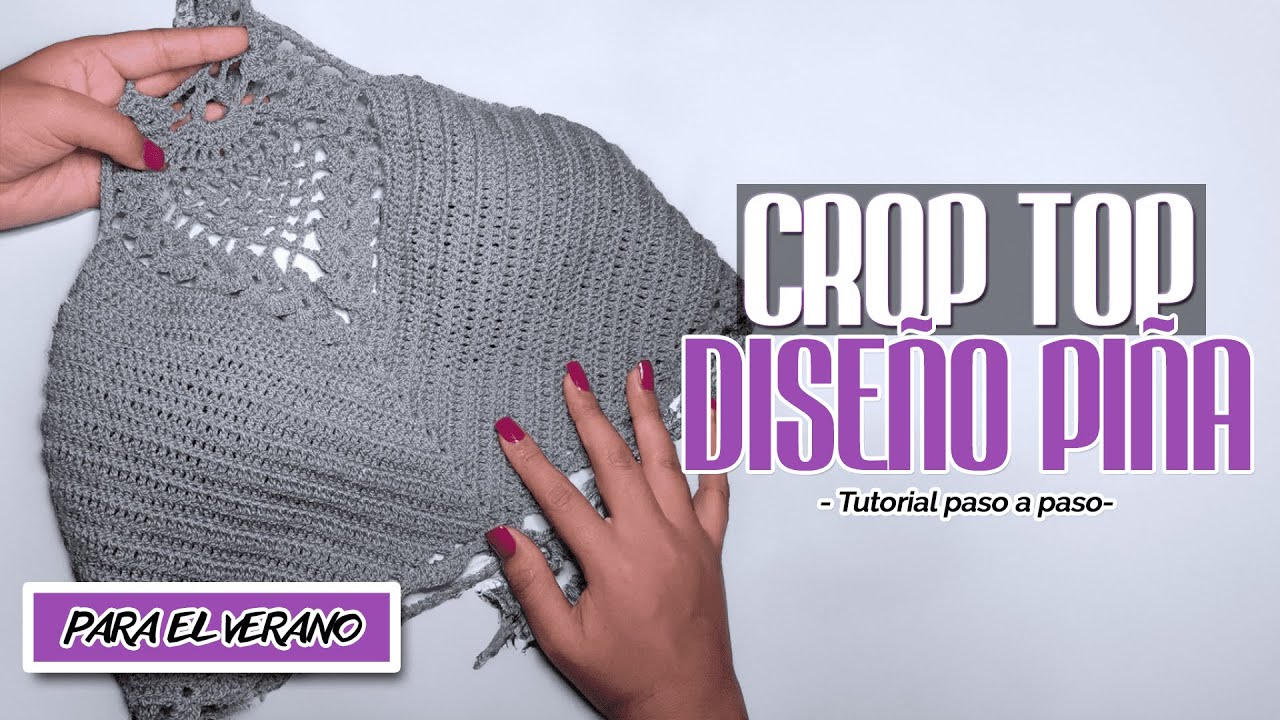 CROP TOP A CROCHET PASO A PASO 👙