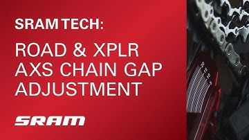 ROAD & XPLR Chain Gap Adjustment