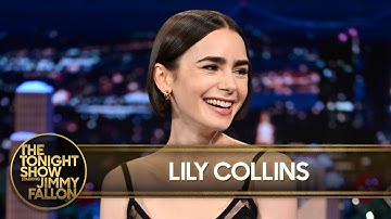 Lily Collins Reacts to Emily in Paris Triggering Arguments Between World Leaders | The Tonight Show