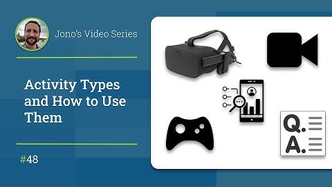 Data Best Practices - Activity Types and How to Use Them