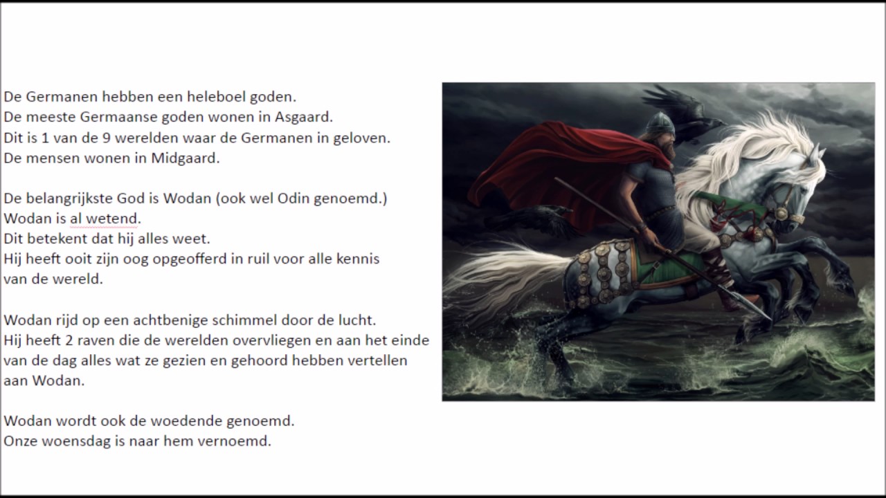 De Germaanse goden voor kinderen. - YouTube