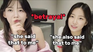 SAKURA & KAZUHA got betrayed by EUNCHAE (ft. zuha vs Korean words)