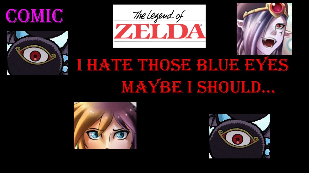 Shadow Blue Eyes The Legend Of Zelda Comic