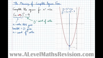 Bridging The Gap 06 - Completing the Square