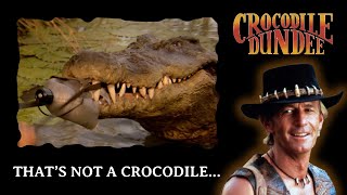 That's not a crocodile... Behind the scenes, Crocodile Dundee, Linda and the Croc