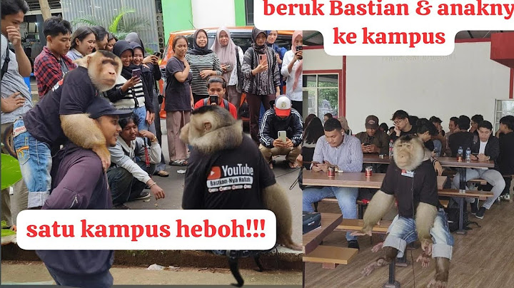 Beruk Bastian ajak anaknya ke Universitas jadi sorotan para Mahasiswa!!!