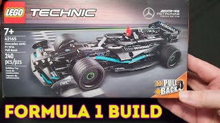 Building the LEGO Technic Mercedes-AMG F1 W14 Pull-Back! The Team AMG Petronas Team Car! Set #42165.