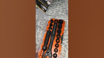 Impact Rated Pass Through Socket Wrench Set/Klein Tools #shorts