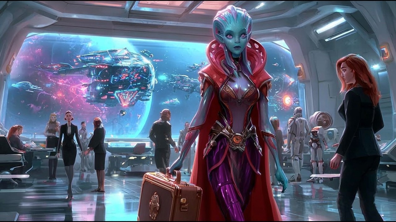 I Dropped Coffee on the Alien Princess — Her Urgent Order Changed Everything Sci-Fi | HFY Stories