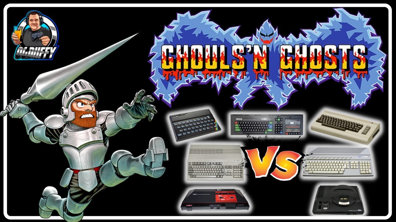 jeu amstrad 464 / 664 / 6128 disquette testée : GHOULS N GHOSTS